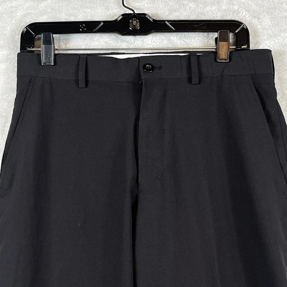 Slazenger Mens 30x30 Golf Pants Moisture Wicking Quick Dry Black Athletic Flat